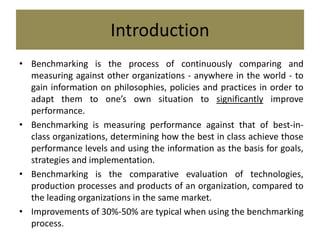 Setting the Foundation for Successful Benchmarking in Logistics