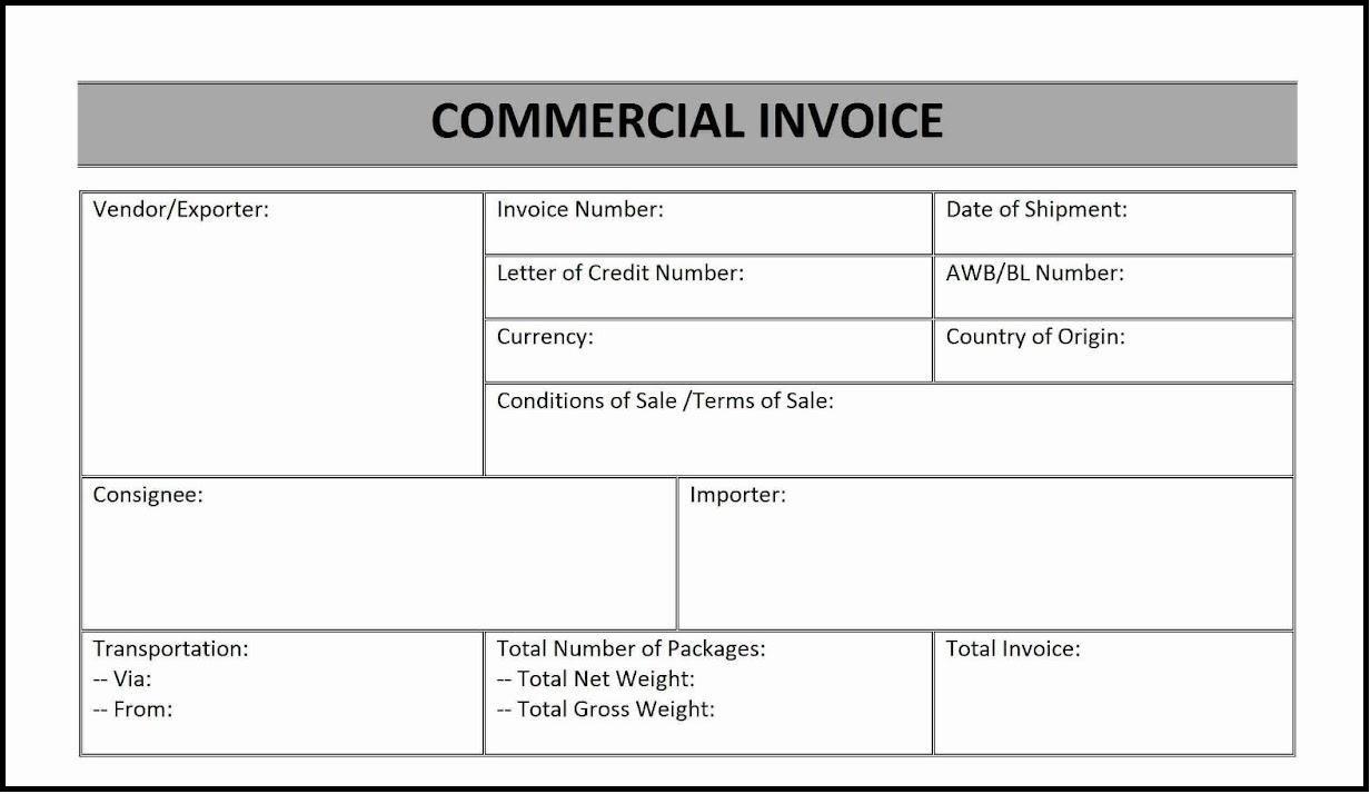 Key Components of a Commercial Invoice​ and How to Properly Fill Them Out