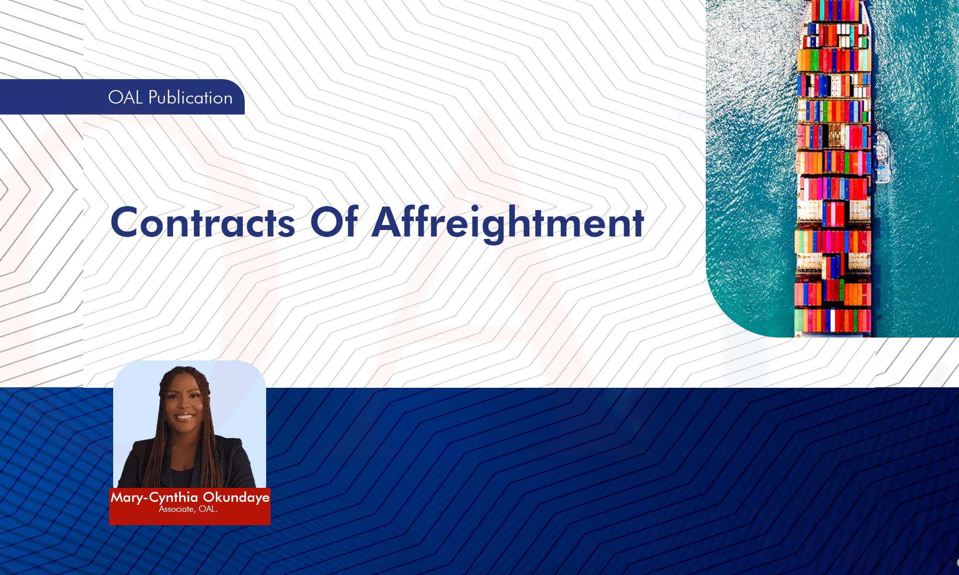 Understanding the Basics of Contract of Affreightment