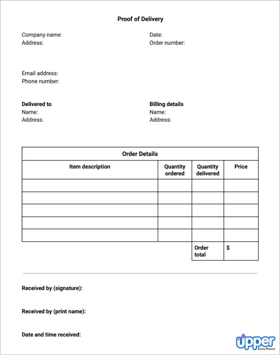 Key benefits of implementing Proof of Delivery (POD) systems